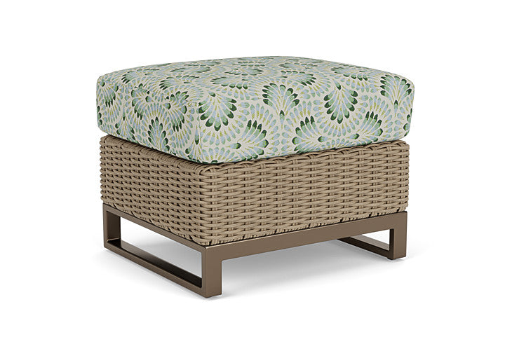 Lloyd Flanders - Milan Ottoman In Brushwood Finish With Plume Spring Fabric - 4750171882085 view 1