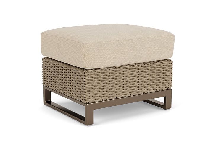 Lloyd Flanders - Milan Ottoman In Brushwood Finish With Raindrop Almond Fabric - 4750171882055 view 1