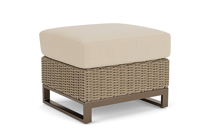 Lloyd Flanders - Milan Ottoman In Brushwood Finish With Raindrop Almond Fabric - 4750171882055 view 2