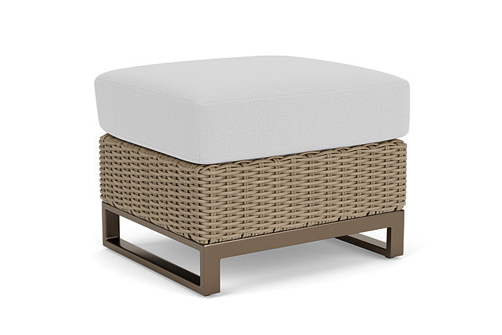 Lloyd Flanders - Milan Ottoman In Brushwood Finish With Reflections Ice Fabric - 4750171882052 view 2