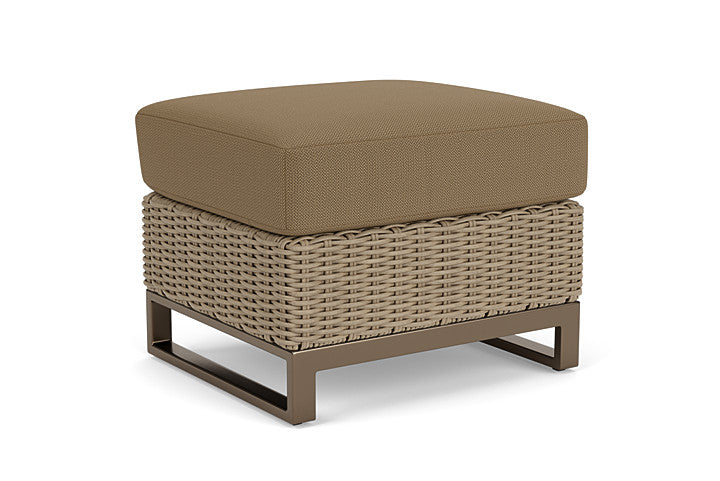 Lloyd Flanders - Milan Ottoman In Brushwood Finish With Reflections Straw Fabric - 4750171882053 view 2