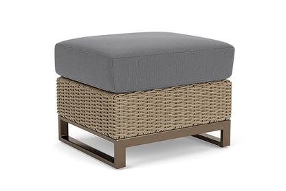 Lloyd Flanders - Milan Ottoman In Brushwood Finish With Remy Graphite Fabric - 4750171882003 view 1