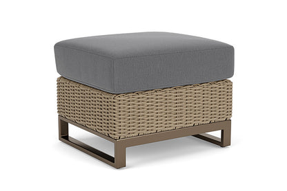 Lloyd Flanders - Milan Ottoman In Brushwood Finish With Remy Graphite Fabric - 4750171882003 view 2