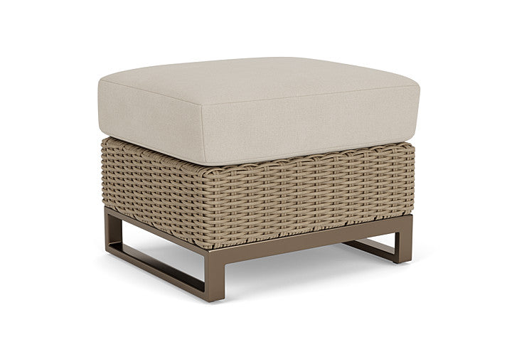 Lloyd Flanders - Milan Ottoman In Brushwood Finish With Sandberg Flax Fabric - 4750171882027 view 1