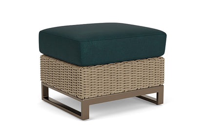 Lloyd Flanders - Milan Ottoman In Brushwood Finish With Sandberg Lagoon Fabric - 4750171882039 view 1