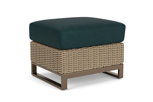 Lloyd Flanders - Milan Ottoman In Brushwood Finish With Sandberg Lagoon Fabric - 4750171882039 view 1