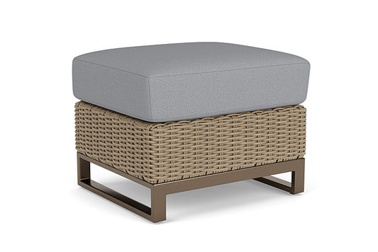 Lloyd Flanders - Milan Ottoman In Brushwood Finish With Sandberg Pewter Fabric - 4750171882029 view 1