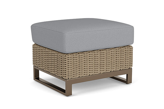 Lloyd Flanders - Milan Ottoman In Brushwood Finish With Sandberg Pewter Fabric - 4750171882029 view 2