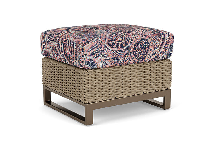 Lloyd Flanders - Milan Ottoman In Brushwood Finish With Sensiblity Splendor Fabric - 4750171882082 view 1