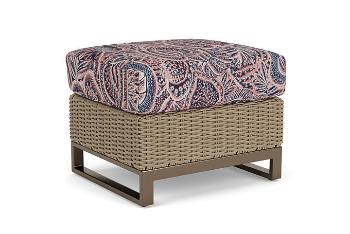 Lloyd Flanders - Milan Ottoman In Brushwood Finish With Sensiblity Splendor Fabric - 4750171882082 view 2
