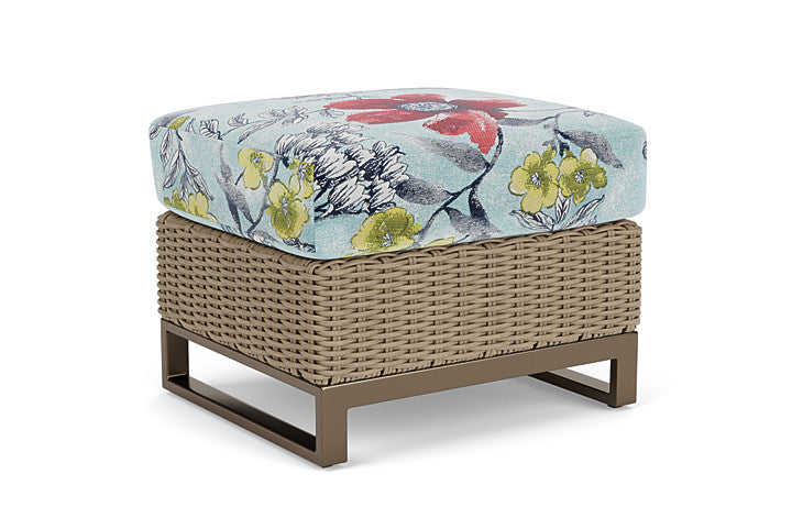 Lloyd Flanders - Milan Ottoman In Brushwood Finish With Serena Floral Meadow Fabric - 4750171882079 view 2