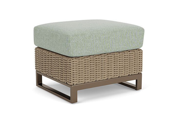 Lloyd Flanders - Milan Ottoman In Brushwood Finish With Serene Spa Fabric - 4750171882031 view 1