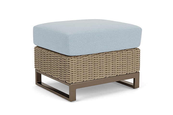 Lloyd Flanders - Milan Ottoman In Brushwood Finish With Unearth Dew Fabric - 4750171882084 view 1