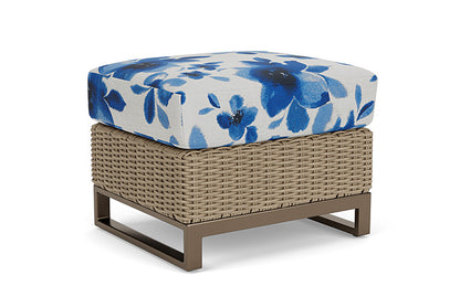 Lloyd Flanders - Milan Ottoman In Brushwood Finish With Watercolor Blossom Capri Fabric - 475017188672 view 1