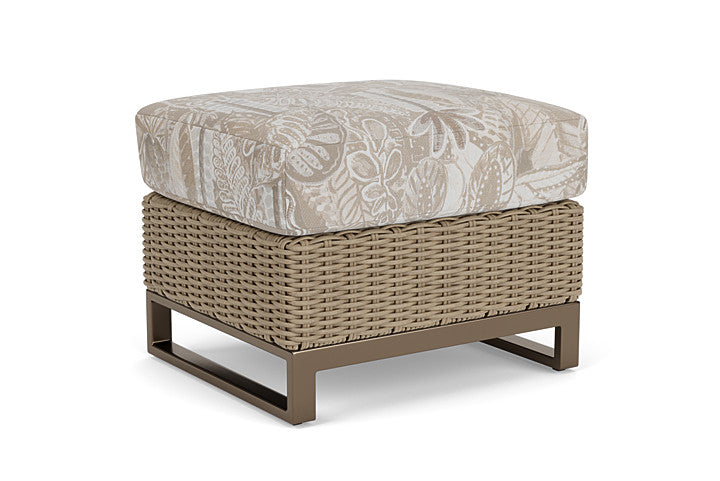 Lloyd Flanders - Milan Ottoman In Brushwood Finish With Wayfarer Dune Fabric - 4750171882073 view 2