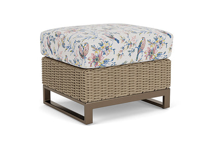 Lloyd Flanders - Milan Ottoman In Brushwood Finish With Whimsical Bird Song Fabric - 4750171882080 view 1