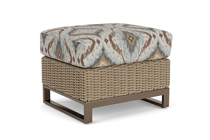 Lloyd Flanders - Milan Ottoman In Brushwood Finish With Yoko Mist Fabric - 475017188727 view 1