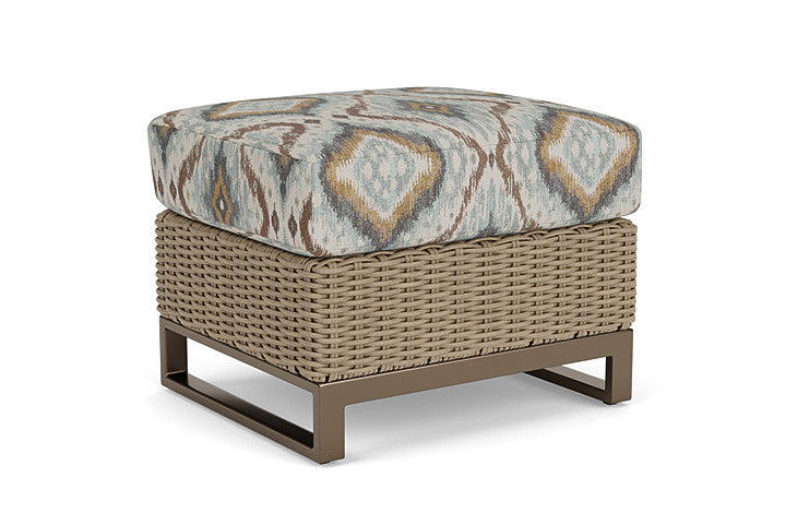 Lloyd Flanders - Milan Ottoman In Brushwood Finish With Yoko Mist Fabric - 475017188727 view 2