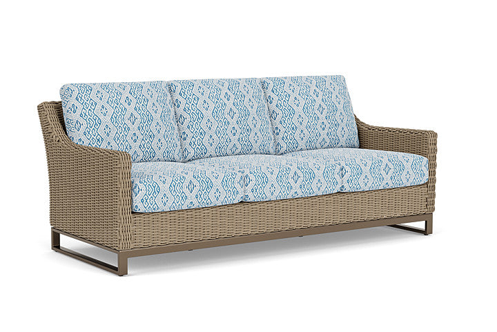 Lloyd Flanders - Milan Sofa In Brushwood Finish With Aman Capri Fabric - 4750551881800 view 1