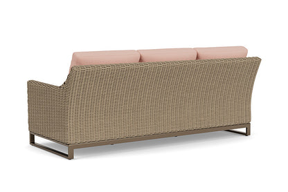 Lloyd Flanders - Milan Sofa In Brushwood Finish With Azulu Clay Fabric - 4750551882033 view 2
