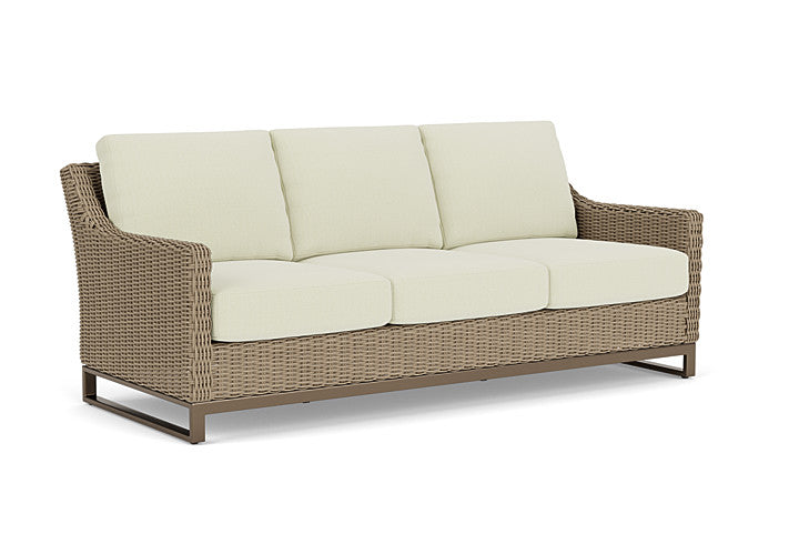 Lloyd Flanders - Milan Sofa In Brushwood Finish With Bamboo Bay Meadow Fabric - 4750551882060 view 1