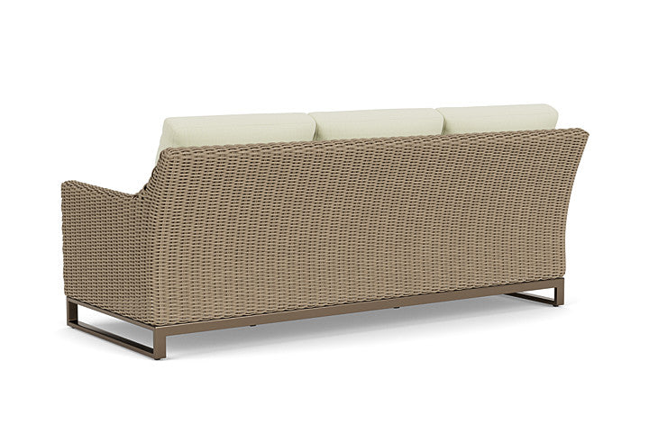 Lloyd Flanders - Milan Sofa In Brushwood Finish With Bamboo Bay Meadow Fabric - 4750551882060 view 2
