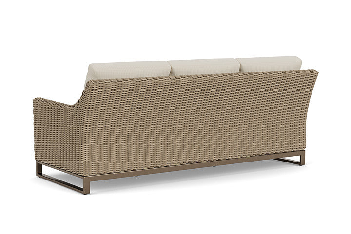 Lloyd Flanders - Milan Sofa In Brushwood Finish With Beach Natural Fabric - 4750551882005 view 2