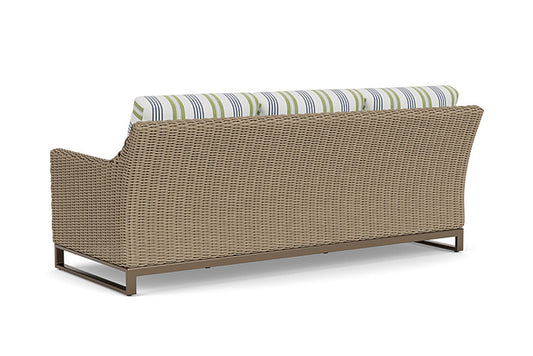 Lloyd Flanders - Milan Sofa In Brushwood Finish With Berkely Hall Green Fabric - 4750551882062 view 2
