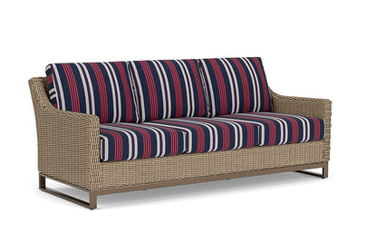 Lloyd Flanders - Milan Sofa In Brushwood Finish With Berkely Hall Navy Fabric - 4750551882063 view 1
