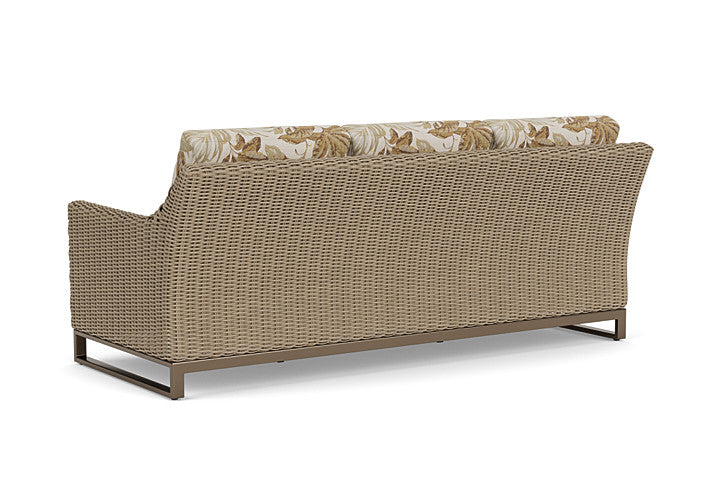 Lloyd Flanders - Milan Sofa In Brushwood Finish With Botanic Willow Fabric - 475055188164 view 2