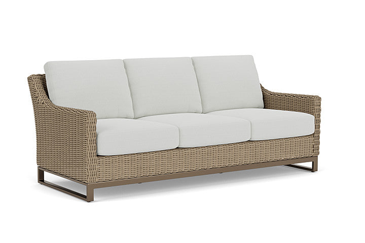 Lloyd Flanders - Milan Sofa In Brushwood Finish With Bright Side Fog Fabric - 4750551882012 view 1