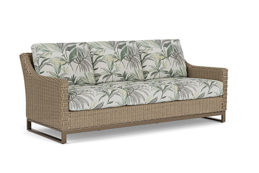 Lloyd Flanders - Milan Sofa In Brushwood Finish With Calidora Mist Fabric - 475055188094 view 1