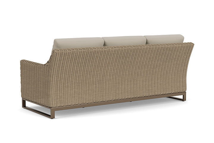 Lloyd Flanders - Milan Sofa In Brushwood Finish With Callen Driftwood Fabric - 4750551882023 view 2