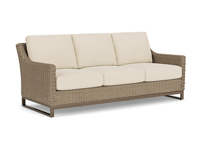 Lloyd Flanders - Milan Sofa In Brushwood Finish With Callen Pearl Fabric - 4750551882021 view 1