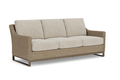 Lloyd Flanders - Milan Sofa In Brushwood Finish With Charlotte Sparrow Fabric - 475055188183 view 1
