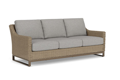 Lloyd Flanders - Milan Sofa In Brushwood Finish With Demo Stone Fabric - 475055188095 view 1