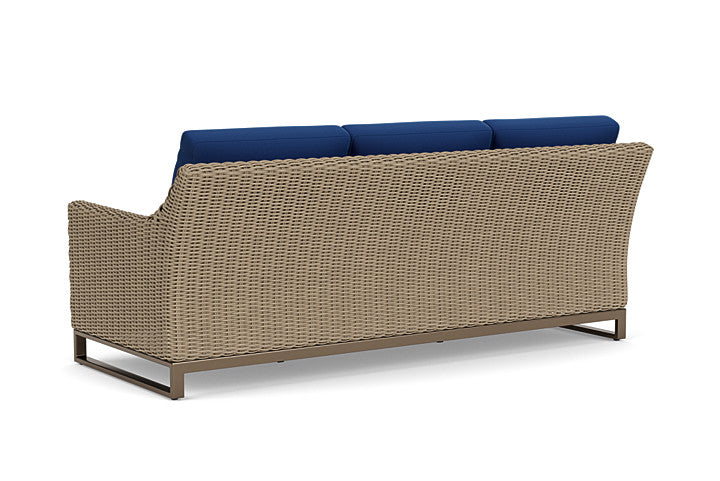 Lloyd Flanders - Milan Sofa In Brushwood Finish With Flagship Lapis Fabric - 4750551881813 view 2