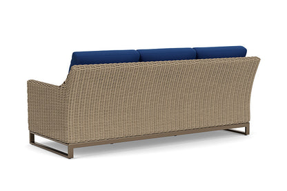 Lloyd Flanders - Milan Sofa In Brushwood Finish With Flagship Lapis Fabric - 4750551881813 view 2