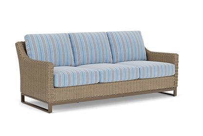 Lloyd Flanders - Milan Sofa In Brushwood Finish With Hansen Sky Fabric - 475055188064 view 1