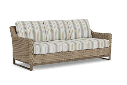 Lloyd Flanders - Milan Sofa In Brushwood Finish With Jansen Eucalyptus Fabric - 4750551882061 view 1