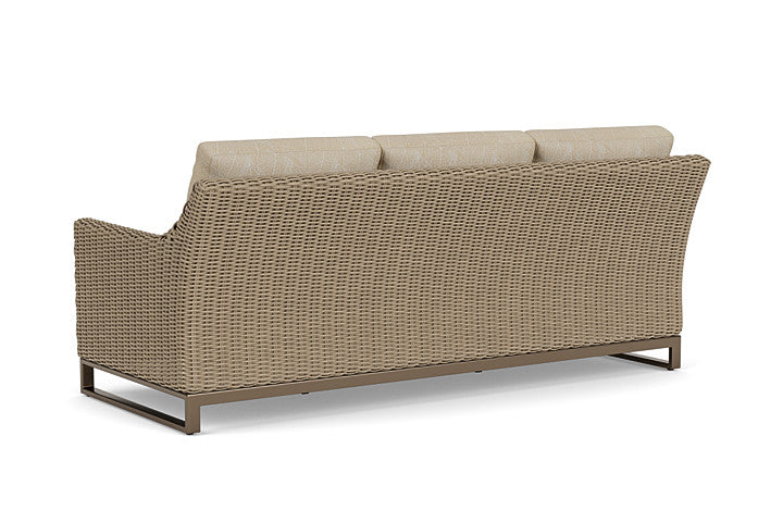 Lloyd Flanders - Milan Sofa In Brushwood Finish With Laurel Ecru Fabric - 4750551882057 view 2