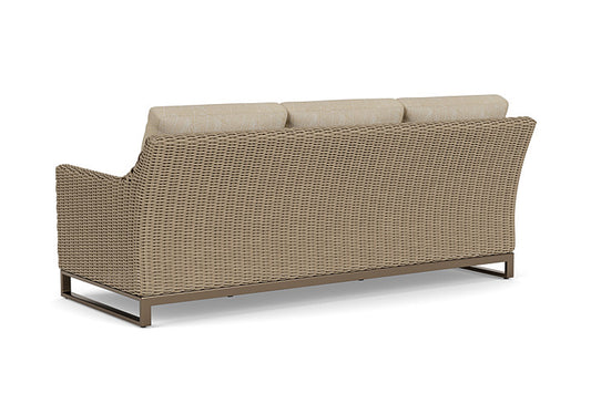 Lloyd Flanders - Milan Sofa In Brushwood Finish With Laurel Ecru Fabric - 4750551882057 view 2