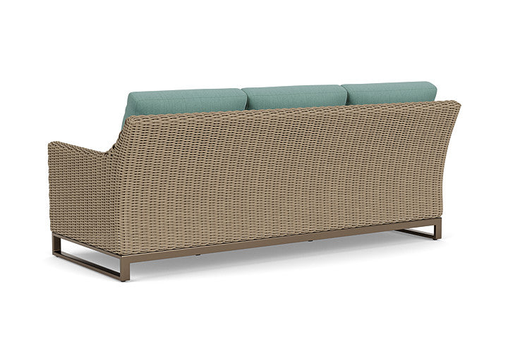 Lloyd Flanders - Milan Sofa In Brushwood Finish With Loveboat Mint Fabric - 4750551882010 view 2