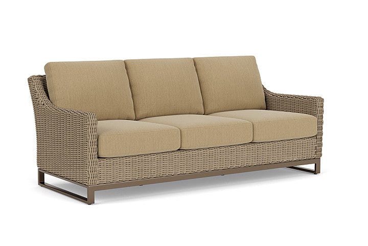 Lloyd Flanders - Milan Sofa In Brushwood Finish With Loveboat Saffron Fabric - 4750551882009 view 1