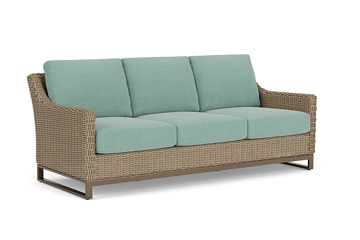 Lloyd Flanders - Milan Sofa In Brushwood Finish With Pavian Pool Fabric - 4750551882045 view 1
