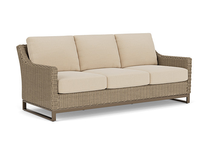 Lloyd Flanders - Milan Sofa In Brushwood Finish With Raindrop Almond Fabric - 4750551882055 view 1