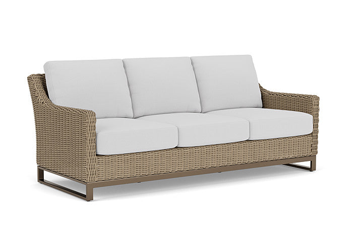 Lloyd Flanders - Milan Sofa In Brushwood Finish With Reflections Ice Fabric - 4750551882052 view 1