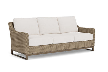 Lloyd Flanders - Milan Sofa In Brushwood Finish With Reflections Snow Fabric - 4750551882014 view 1
