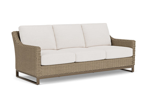 Lloyd Flanders - Milan Sofa In Brushwood Finish With Reflections Snow Fabric - 4750551882014 view 1