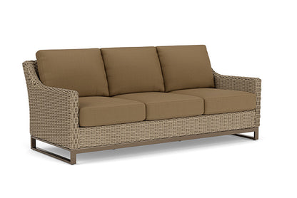 Lloyd Flanders - Milan Sofa In Brushwood Finish With Reflections Straw Fabric - 4750551882053 view 1